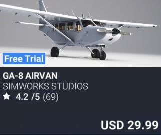 GA-8 Airvan by SimWorks Studios. USD $29.99