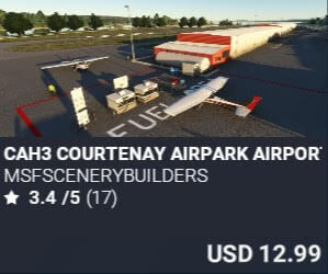 CAH3 Courtenay Airpark Airport by MSFScenerybuilders. USD $12.99