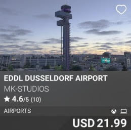 EDDL Dusseldorf Airport by MK-STUDIOS. USD $21.99