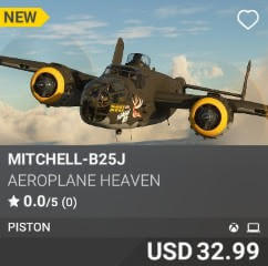 Mitchell-B25J by Aeroplane Heaven. USD $32.99