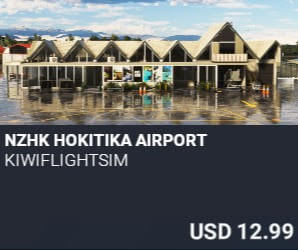 NZHK Hokitika Airport by KIWIFLIGHTSIM. USD $12.99