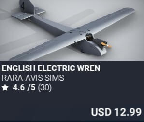 English Electric Wren by Rara-Avis sims. USD $12.99