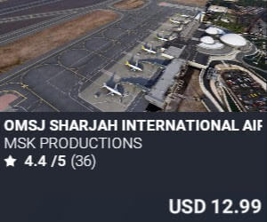 OMSJ Sharjah International Airport by MSK Productions. USD $12.99