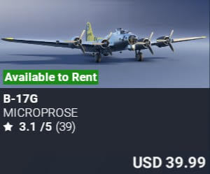 B-17G by Microprose. USD $39.99
