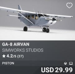 GA-8 Airvan by SimWorks Studios. USD $29.99