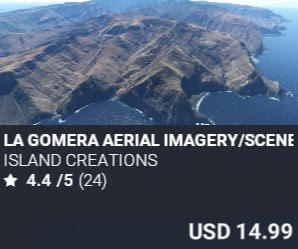 La Gomera Aerial Imagery/Scenery by Island Creations. USD $14.99