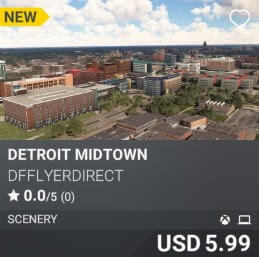 Detroit Midtown by dfflyerdirect. USD $5.99