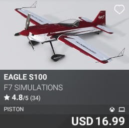 Eagle S100 by f7 Simulations. USD $16.99