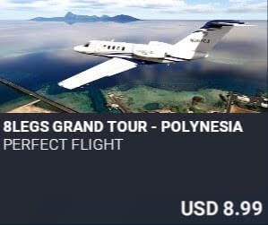 8LEGS GRAND TOUR - POLYNESIA by Perfect Flight. USD $8.99