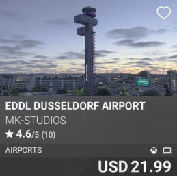 EDDL Dusseldorf Airport by MK-STUDIOS. USD $21.99