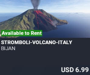 Stromboli-Volcano-Italy by Bijan. USD $6.99