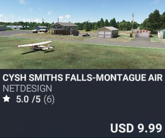 CYSH Smiths Falls-Montague Airport by NetDesign. USD $9.99