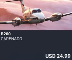 B200 by Carenado. USD $24.99