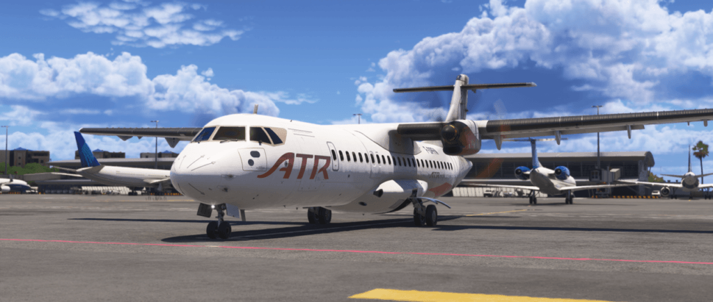 ATR parked in airport