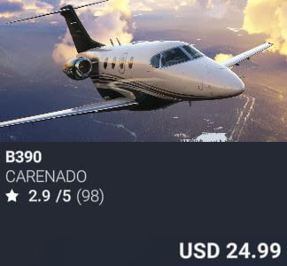 B390 by Carenado. USD $24.99
