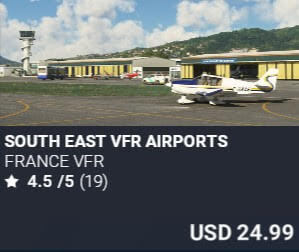 South East VFR Airports by France VFR. USD $24.99