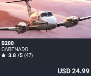 B200 by Carenado. USD $24.99