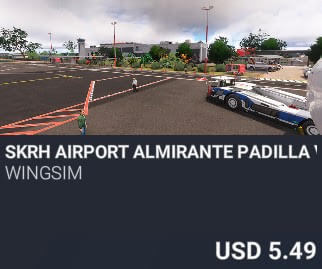 SKRH Airport Almirante Padilla V2 by WINGSIM. USD $5.49