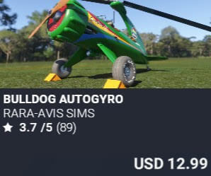 Bulldog Autogyro by Rara-Avis sims. USD $12.99