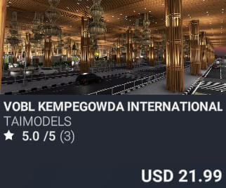 VOBL Kempegowda International Airport by Taimodels. USD $21.99