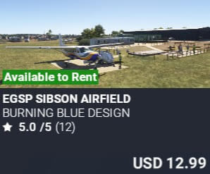 EGSP Sibson Airfield by Burning Blue Design. USD $12.99