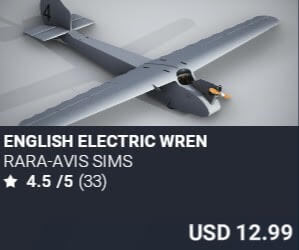 English Electric Wren by Rara-Avis sims. USD $12.99