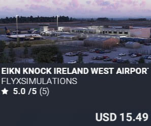 EIKN Knock Ireland West Airport - $15.49 by flyxsimulations. USD $15.49