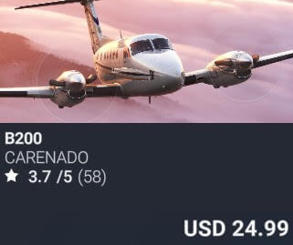 B200 by Carenado. USD $24.99