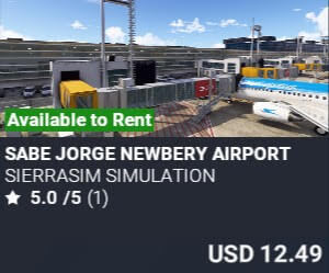 SABE Jorge Newbery Airport by Sierrasim Simulation. USD $12.49