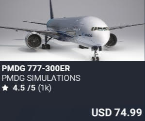 PMDG 777-300ER by PMDG Simulations. USD $74.99