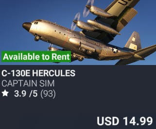 C-130E Hercules by Captain Sim. USD $14.99