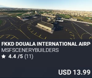 FKKD Douala International airport by MSFScenerybuilders. USD $13.99