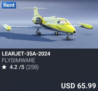 Learjet-35a-2024 by Flysimware. USD $65.99