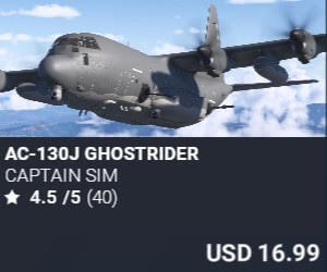 AC-130J Ghostrider by Captain Sim. USD $16.99