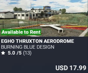 EGHO Thruxton Aerodrome by Burning Blue Design. USD $17.99