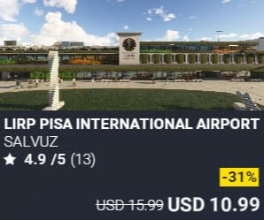 LIRP Pisa International Airport by Salvuz. USD $15.99 (on sale for 10.99)