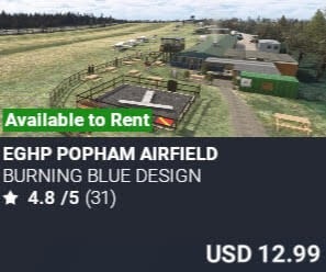 EGHP Popham Airfield by Burning Blue Design. USD $12.99
