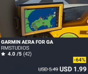 GARMIN AERA FOR GA by RmStudios. USD $5.49 (on sale for 1.99)