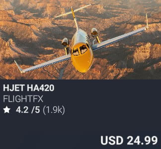 HJet HA420 by FlightFX. USD $24.99