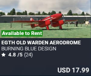 EGTH Old Warden Aerodrome by Burning Blue Design. USD $17.99