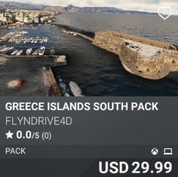 Greece Islands South Pack by flyndrive4d. USD $29.99