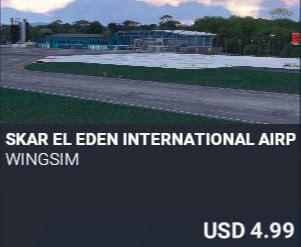 SKAR El Eden International Airport FS2024 by WINGSIM. USD $4.99
