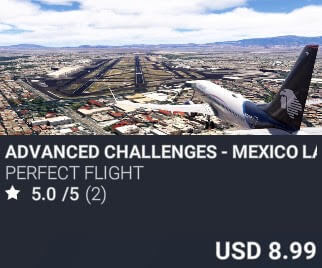 Advanced Challenges - Mexico Landings by Perfect Flight. USD $8.99