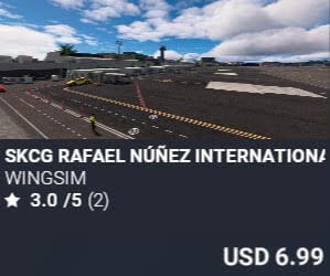 SKCG Rafael N&uacute;&ntilde;ez International Airport V2 by WINGSIM. USD $6.99