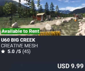 U60 Big Creek by Creative Mesh. USD $9.99