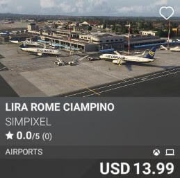 LIRA Rome Ciampino by SimPixel. USD $13.99