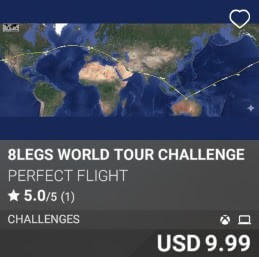 8LEGS World Tour Challenge by Perfect Flight. USD $9.99