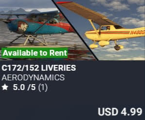 C172/152 LIVERIES by AERODYNAMICS. USD $4.99