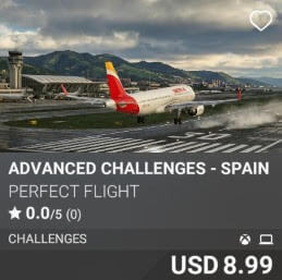 Advanced Challenges - Spain Landings by Perfect Flight. USD $8.99