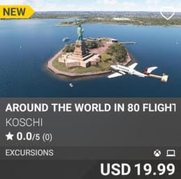 Around the World in 80 Flights by Koschi. USD $19.99